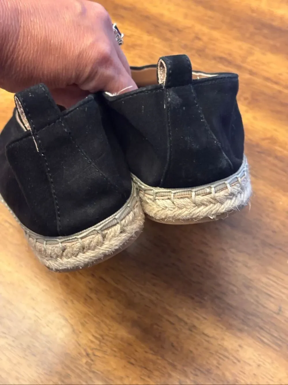 Leather espadrilles by J. Jill